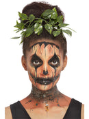 Smiffys Make-Up FX, Pumpkin Kit, Aqua Leaves, Hair Doughnut, Face Paints, & Glitter, Cosmetics and Disguises Fancy Dress, Halloween Fancy Dress Accessories Dress Up Cosmetics & Disguises.