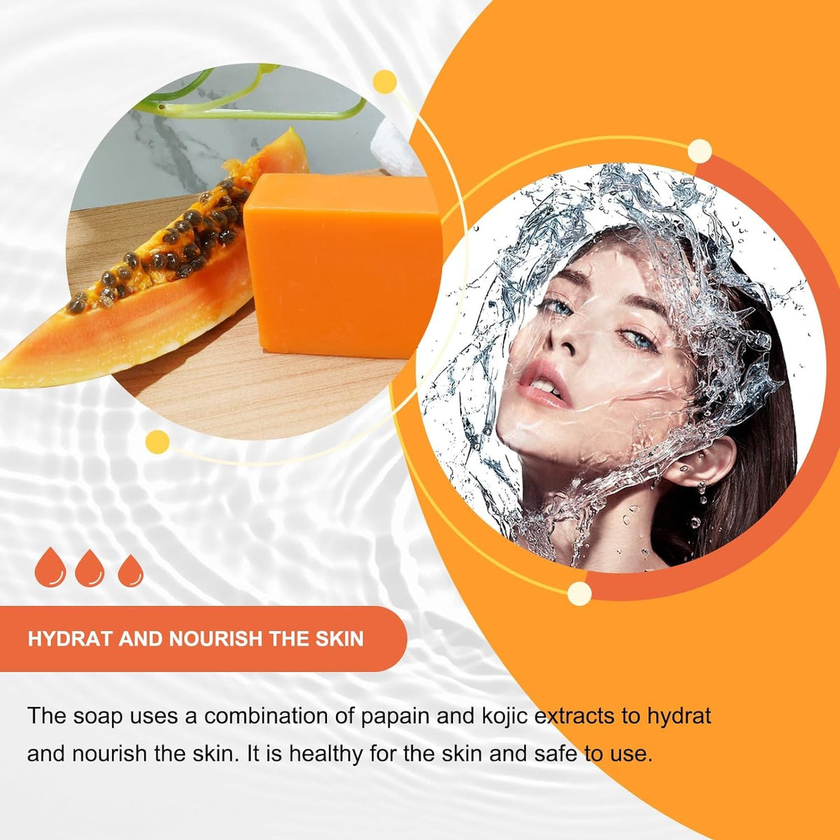 Peak Health Whitening Kojic Acid Soap Facial Bleaching Dark Spot Acne Scars Skin Brighter Lightening Detox Pigmentation Removal Reduce (Pack of 1)