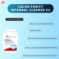 SH SHAKRA HEALTH Colon Purity: Internal Cleanse v2 - Ultimate Bowel Flush, Constipation & Regularity. Ideal Before or After Colonic Treatments | Shakra Health