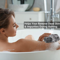 DILUSILK 2Pcs Back Scrubber, Extra Long Exfoliating Washcloth,Exfoliating Body Scrubber for Men Women, Exfoliating Towel Japanese Exfoliating Towel for Body Cleaning and Massage