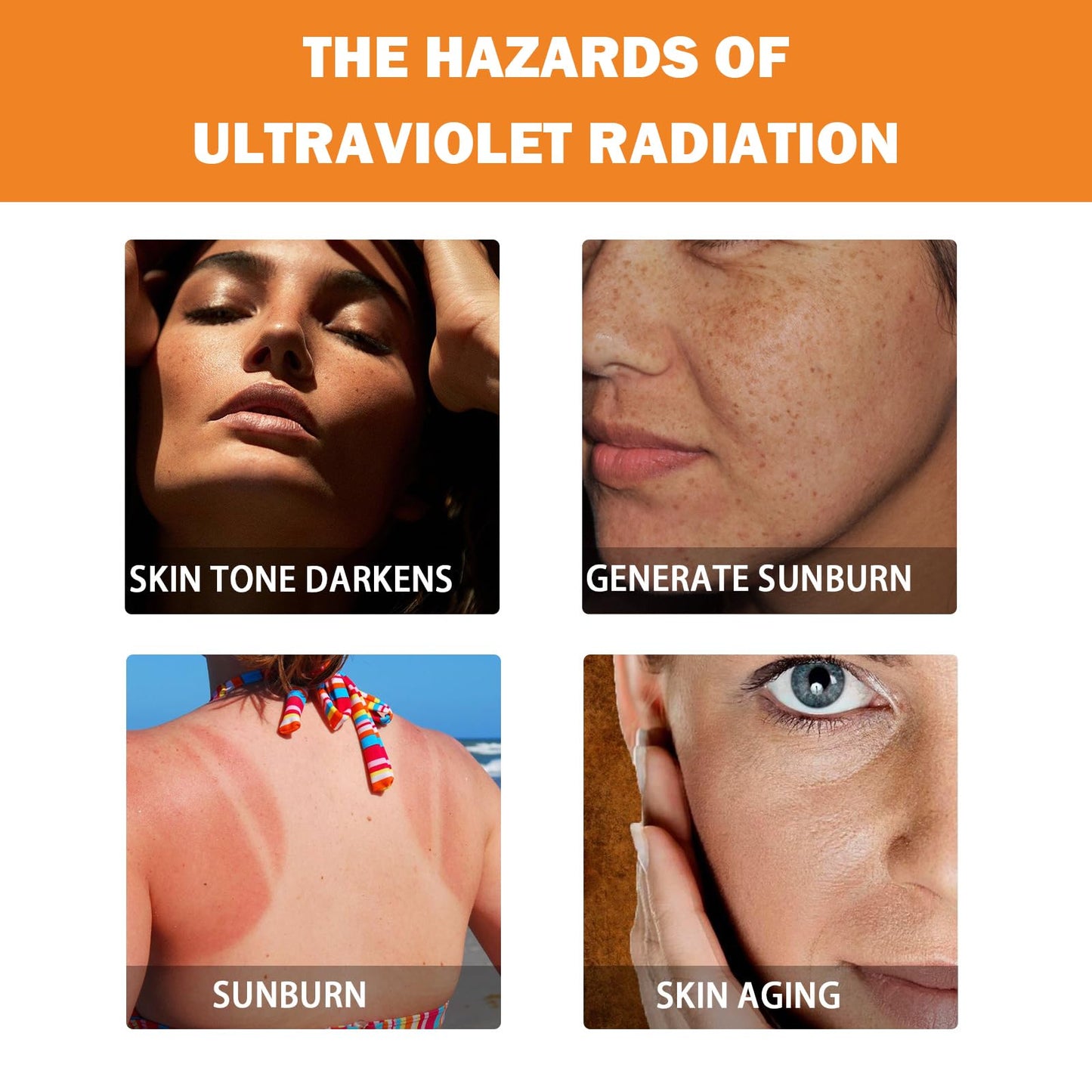 SPF 100 Face Sunscreen for Women, Waterproof Sun Cream with Vitamin E, Broad Spectrum UVA/UVB Protection,Moisturizing & Non-Greasy, Travel Size (2 PCS)