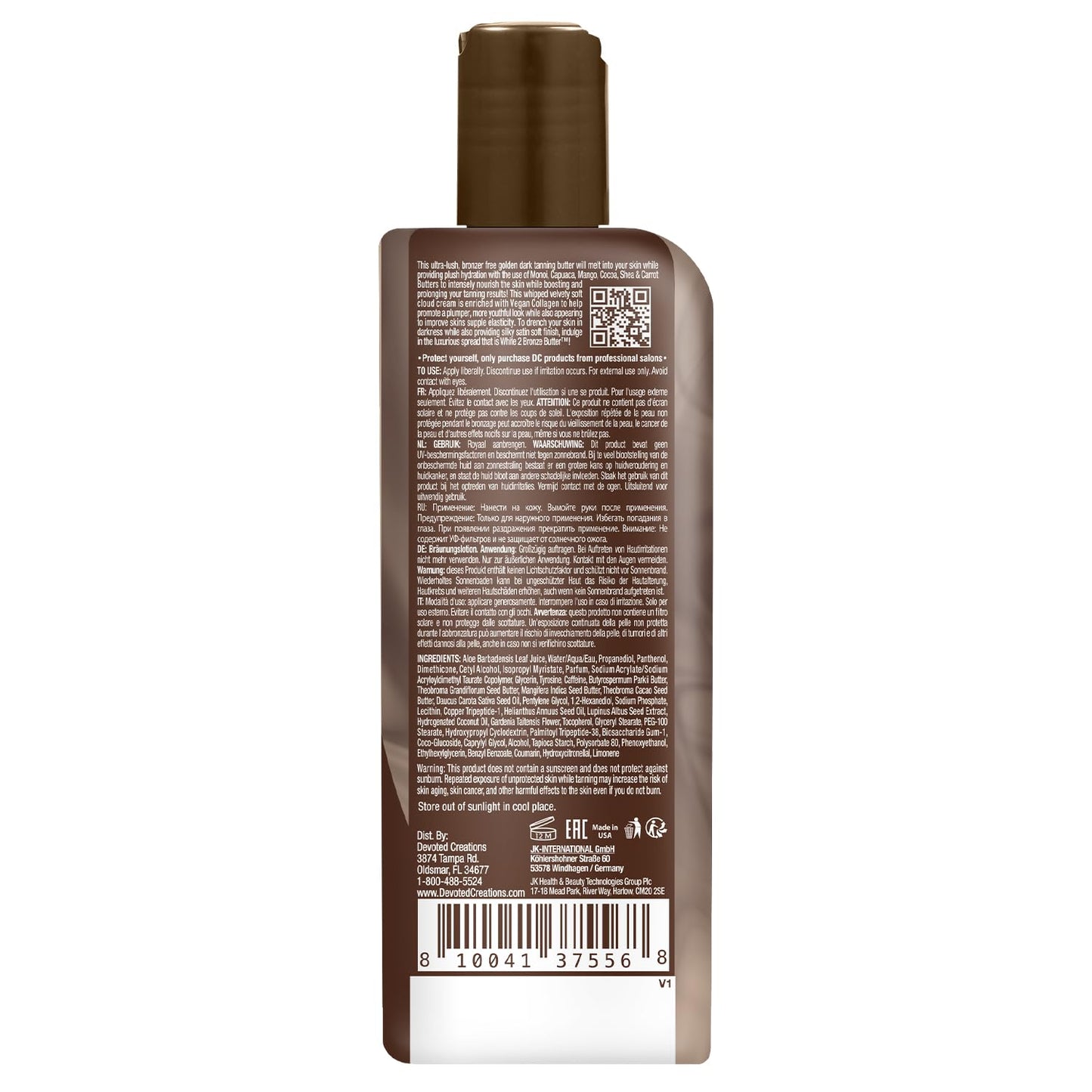 Devoted Creations White 2 Bronze Butter Tanning Lotion (251ml)