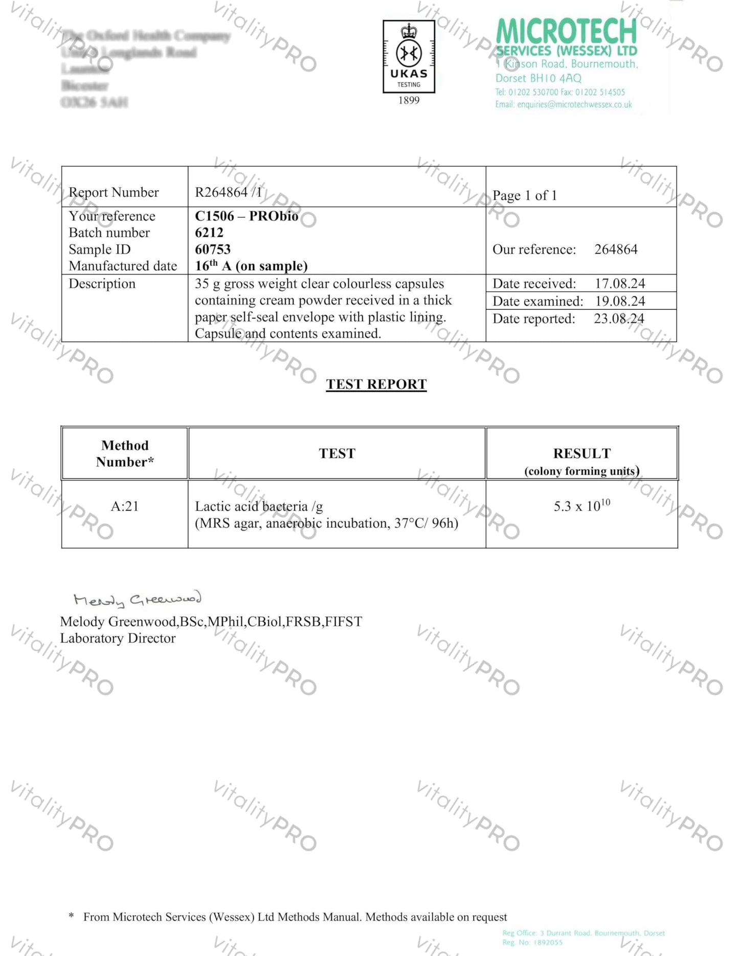 vP Vitality Pro Probiotic Culture® 58 Billion CFU - UK’s First Genuine Third-Party Tested, 14 Strains, 60 Capsules, 30 Day Supply – GMP Manufacturing, Digestive & Gut Health