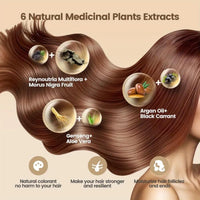 Mubuni Hair Care Instant Dye Shampoo,Polar Hair Dye Shampoo Women 3-In-1 Sha/mpoo for Color Hair,Instant Herbal Coloring Sham/poo,Hair Care Dye S/hampoo,Easy to Use Shampo/os Dy/e,Long Lasting(Red)