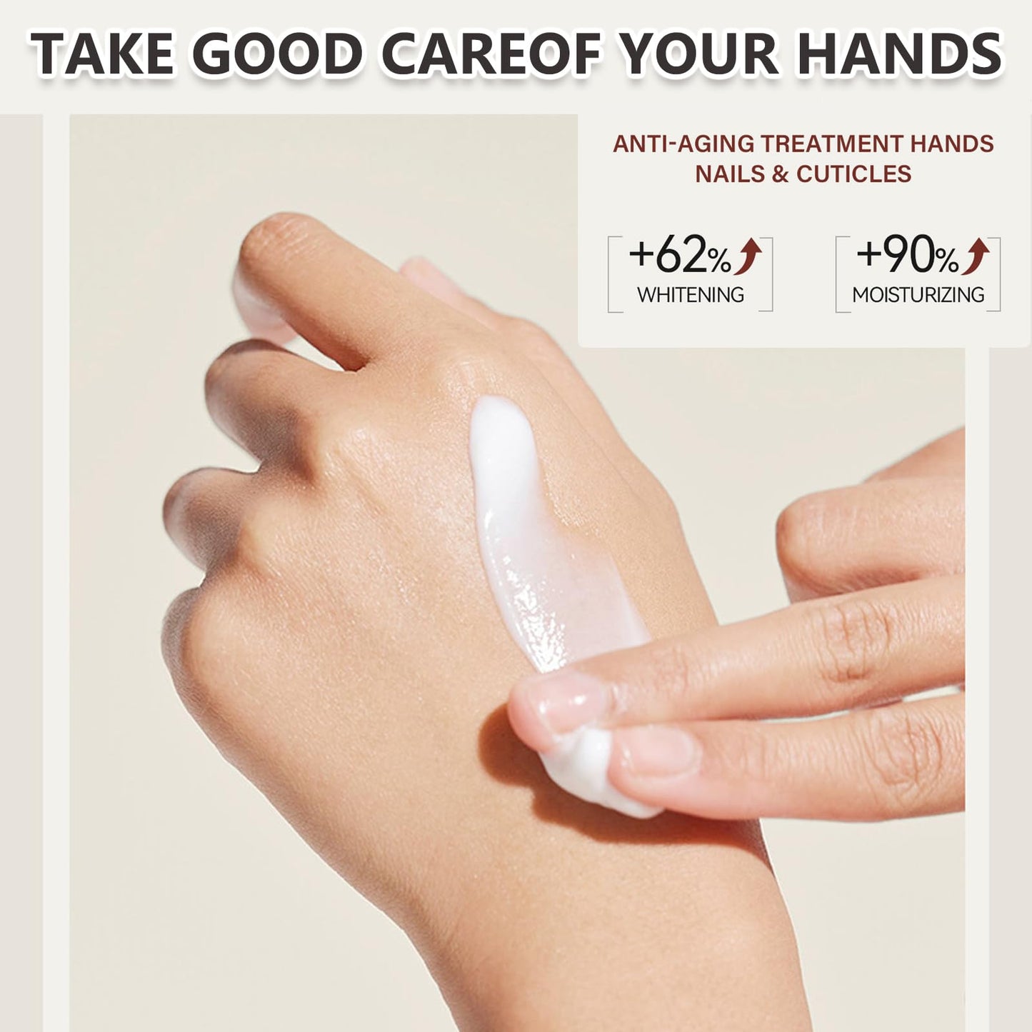 HERBINSOLS Retinol Hand Cream - Firming Anti-Aging Hand Lotion - Retinol Moisturizer Cream for Dry Cracked Hands - Relief Intense Moisture Hand Cream Balm for Women Men,Hand Care & Protects Skin