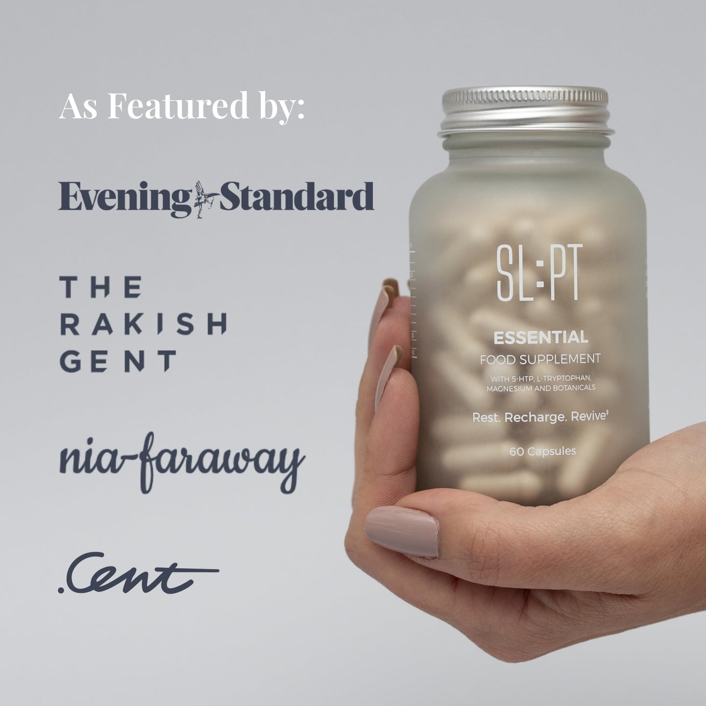 SL:PT | Essential | Sleep Supplement | Strong Natural Sleep Aid for Adults | Natural Melatonin | Magnesium | L-Theanine | Tryptophan | Stress & Anxiety Relief (Essential) (Essential.)