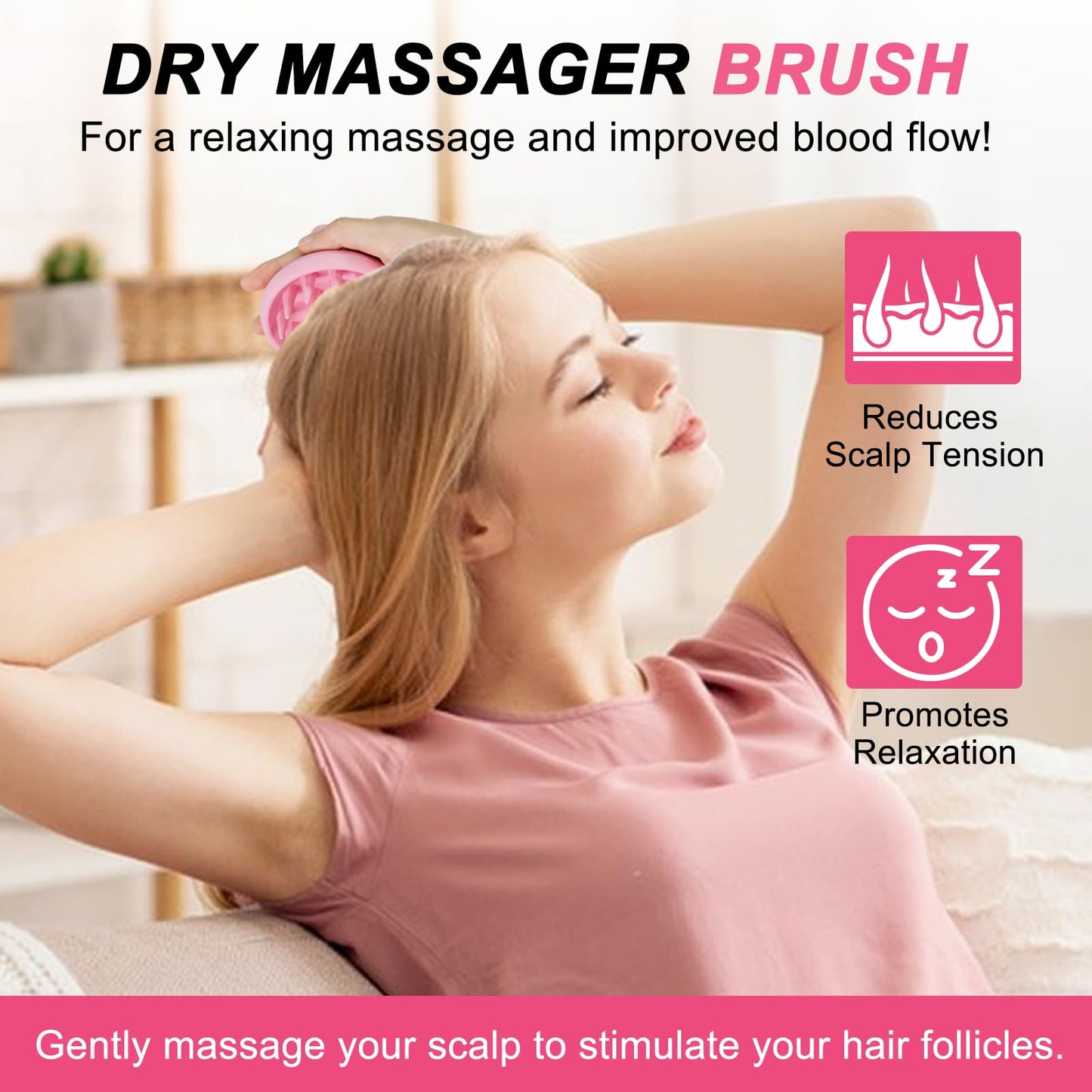 GMOLARSUSCO Batana Oil for Hair Growth with Scalp Massager, 100% Pure & Natural Raw Batana Oil from Honduras, Repairs Demaged Hair, Reduce Hair Loss for Healthier Thicker Fuller Hair 60ML