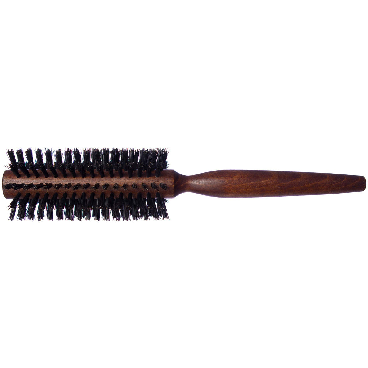 l'artisan BROSSIER L'Artisan Brossier - Round Hairbrush Natural Bristle in Beech Wood 10 Rows – Handmade in France