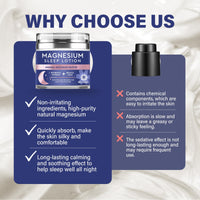 LAORICI Magnesium Cream, High Strength Magnesium Butter, Magnesium Soothing Sleep Cream for Relief Restless Legs-Soothes Muscles-Relaxant for Cramps & Pain