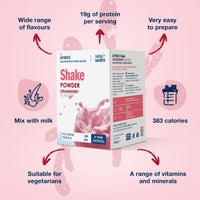 AYMES - High Protein Nutritional Powder Shakes - Strawberry - 7 Servings - Milkshake-Style Drink Mix - Gluten Free, Vegetarian, Halal & Kosher Suitable - For Ages 3+ and Adults