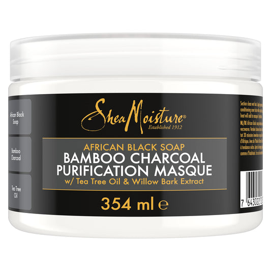 Shea Moisture SheaMoisture African Black Soap Bamboo Charcoal Purification Masque 354 ml