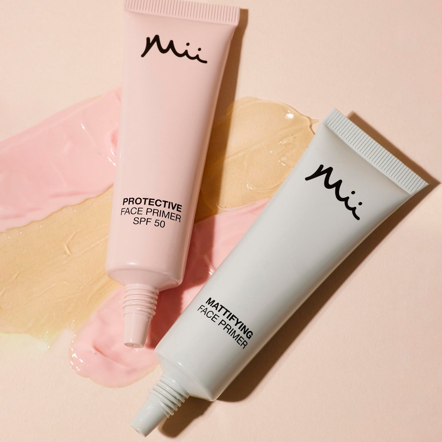 Mii Cosmetics Protective Face Primer SPF 50 | Hydrating Makeup Primer With Hyaluronic Acid and Ceramides | Pore and Coral Reef-Friendly SPF for Radiant Skin | 30ml
