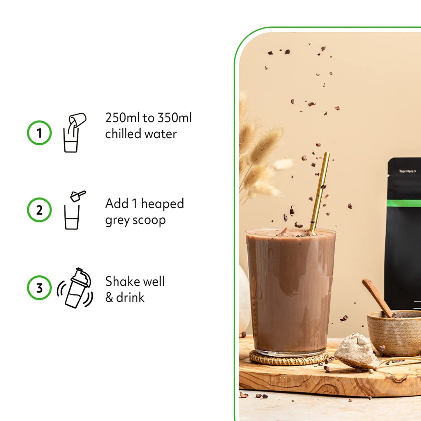 Protein Works - Vegan Protein Extreme | 29g Plant Based Protein | Added Vitamin Blend | 14 Servings | Unflavoured | 500g