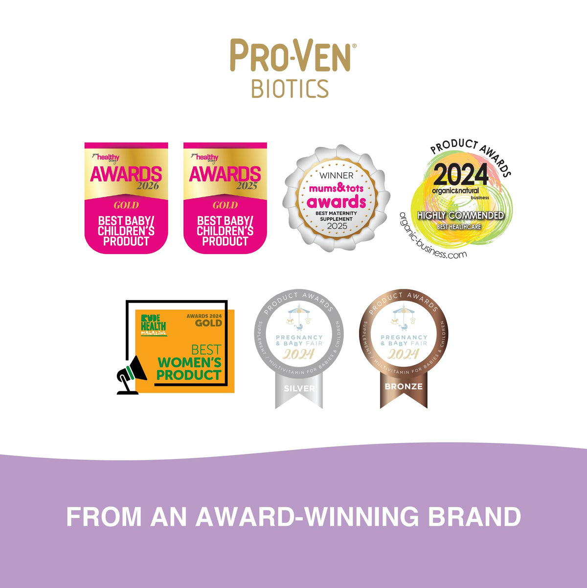 Pro-Ven Probiotics for Breast Fed Babies | 10 Billion Live Bacteria Powder with Vitamin D | Daily Microbiome Support from Birth - Gentle for Newborns Infants and Toddlers | Scoop Included