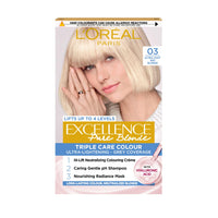 L'Oreal Paris L'Oréal Paris Excellence Crème Permanent Dye, 03 Ultra-Light Ash Blonde