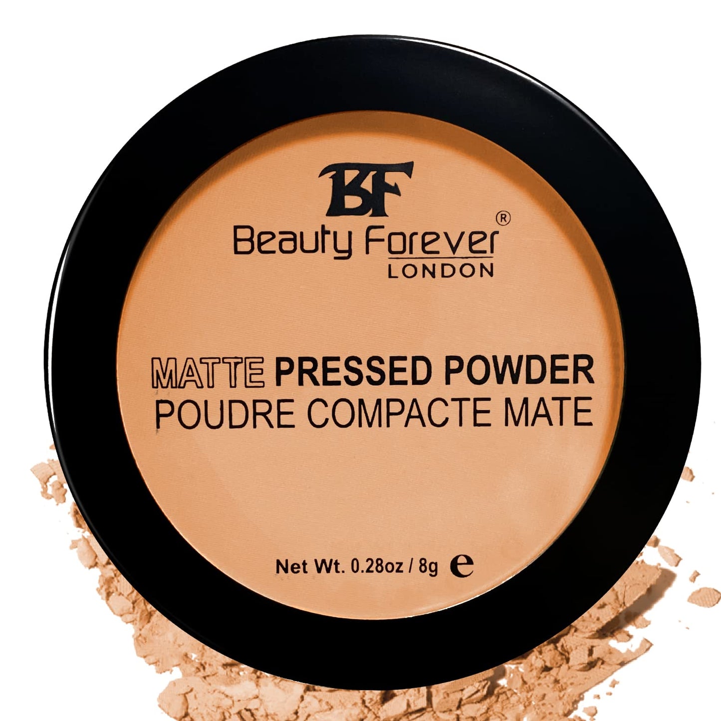 BF Beauty Forever Beauty Forever Matte Pressed Powder, Oil Free & Lightweight, 8gms (06 Honey)