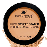 BF Beauty Forever Beauty Forever Matte Pressed Powder, Oil Free & Lightweight, 8gms (06 Honey)