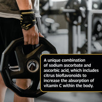 Healthspan Elite Vitamin C 500mg Chewable Tablets (4 Months’ Supply) | Stomach Friendly Vitamin C to Support Your Immune Health | All Blacks Official Partner | Informed Sport Accredited | Vegan