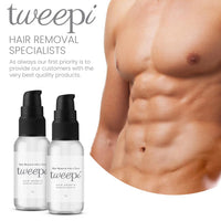 Tweepi Hair Growth Inhibitor Serum Oil- Permanent Body & Face Hair Removal- Modern Day Ant Egg Oil- Paraben Free- MADE IN UK- 50G