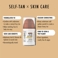 ST. MORIZ St Moriz Advanced Ultra Dark Colour Correcting Self Tan Face Lotion | With Hyaluronic Acid & Vitamin B5 | Honey Colour Correcting Undertones Add Warmth to Deep Skin | Wear Alone & Under Makeup | 50ml