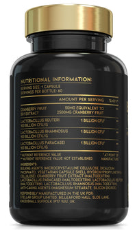 Oxford Origins Advanced Probiotics for Women | Made in the UK | Scientifically Formulated Vaginal Probiotics | Cranberry Extract UTI Supplements for Intimate Flora Support | 100 Billion CFU/g | 60 Capsules