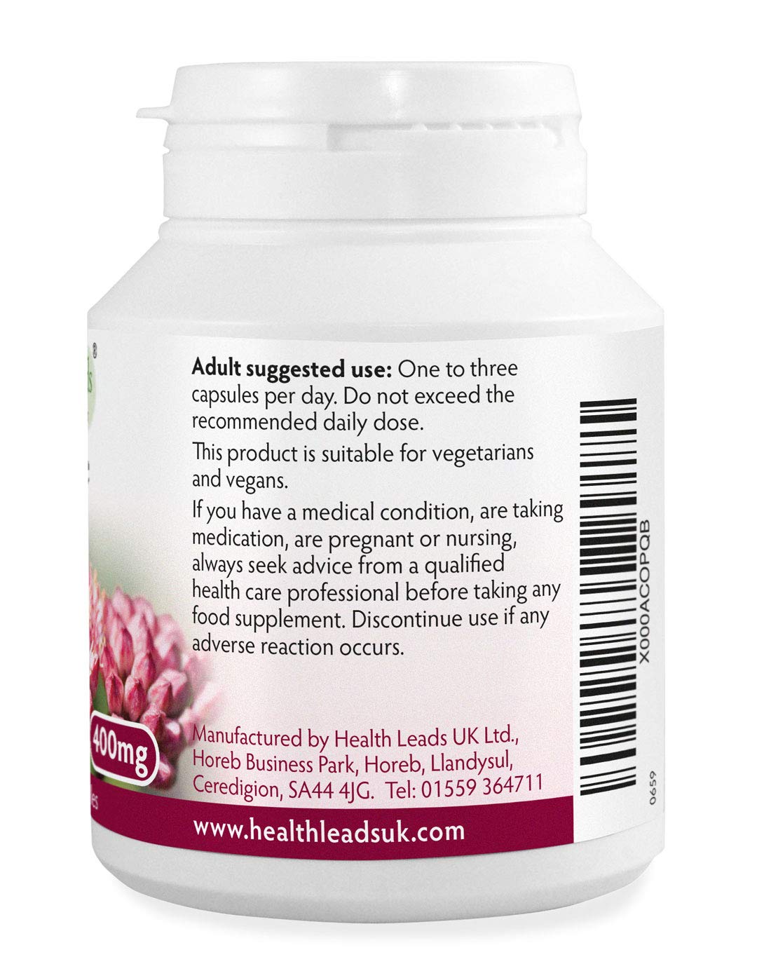 L-Tyrosine (Extra Strength) 400mg x 90 Capsules, for Mental Alertness, Focus, Stress & Sleep, Free Form Amino Acid Supplement, Non-GMO, Vegan, Magnesium Stearate Free & No Nasties, Made in Wales