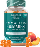 8 Hour Sleepwell Lions Mane Supplement & Mushroom Gummies – High Strength 4300mg with Ashwagandha KSM-66, Zinc, B6 & B12 – 60 Vegan Sugar-Free Gummies for Calm, Focus, Mental Performance & Nervous System Support