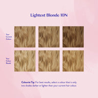 eSalon Permanent Hair Colour Set in Lightest Blonde 10N