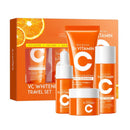 Trendyfave Vitamin C Skincare Set, 4pc Facial Kits For Women, Vitamin C Hydrating Set Gifts idea For Her/Him