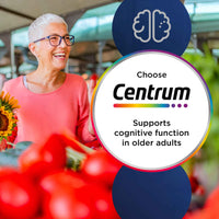 Centrum Advance 50+ Tablets Multivitamin & Mineral Supplements, with 24 essential nutrients, including vitamin D, C, Zinc, 60 ct
