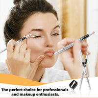 MEKEET 12PCS White Eyeliner Pencils - Waterproof, Long Lasting, Skin Marking Eyeshadow & Highlighter