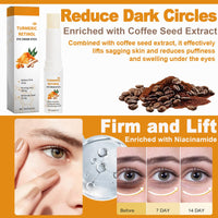 Trendyfave Turmeric Retinol Eye Stick, Eye Cream For Dark Circles And Puffy Eyes, Eye Cream Anti Aging,For Fine Lines，Eye Bags Remover, Anti Wrinkle,Dull Eye Skin, Moisturizing, Firming, Hydrating,3pcs