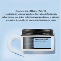 GNAUMORE Hyaluronic Acid Intensive Cream,Anti Aging Face Cream with Hyaluronic Acid and Snail Extract,Skincare Moisturiser Long-lasting Hydration,Anti Aging Face Cream Hyaluronic Acid Moisturiser 100g