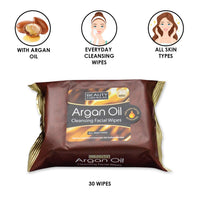 Beauty Formulas BEAUTY FORMULAS FACIAL WIPES ARGAN OIL