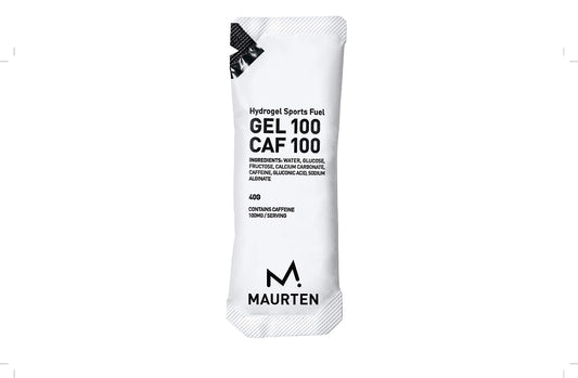 Maurten MAURTEN Gel 100 CAF100 Energy Gel - 12-Pack of 40g - 25g Carbohydrates & 100mg caffein per serving - Stomach-Friendly patented Hydrogel Technology for endurance sports- Free of Color or preservatives