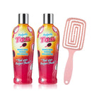 DCF Success Tan Tanning Perfectly Accelerator Lotion 2 Pack – 250ml Each, Ultra-Hydrating Indoor/Outdoor Formula with Aloe Vera, Sunflower & Monoi de Tahiti Oil, Includes Detangling Hair Brush