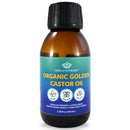 QUEEN OF THE THRONES Queen of the Thrones Organic Golden Castor Oil - Expeller-Pressed Oil for Self-Care - Multipurpose Clean Beauty Product for Hair, Nail & Skin Hydration - 100mL