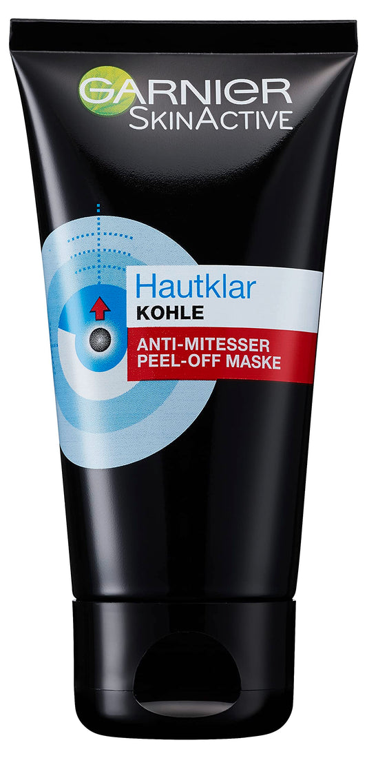 Garnier Charcoal Peel-Off Anti-Blackhead Face Mask for Blemished Skin Clear