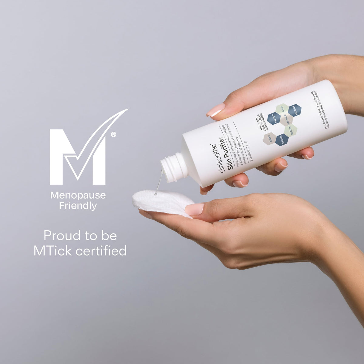 Clinisoothe+ Skin Purifier 250ml Pour Application - Hypochlorous Acid Solution for Face and Body - Defends Daily Against Pollutants & Impurities – Supports Blemish-Prone, Sensitive Skin Care