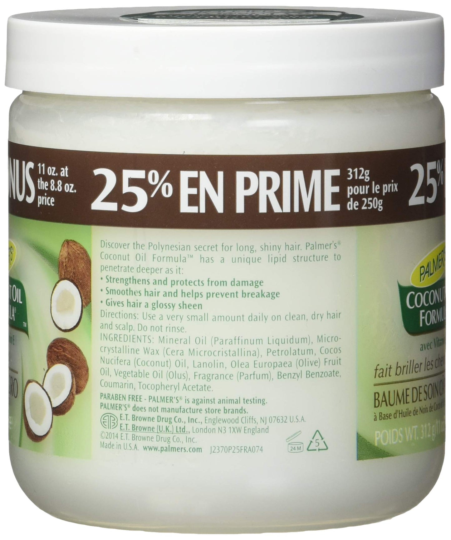 Palmer's Palmers Coconut Oil Formula Moisture Gro - 250g