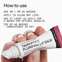 The INKEY List The Inkey List Tripeptide Plumping Lip Balm 10ml, Clinically Proven Plumping Tinted Lip Care, Hydrates Dry Cracked Lips, Vegan & Cruelty Free, Berry Tint