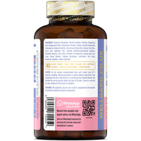 Wellgard Vegan Calcium Magnesium Zinc and Vitamin D Capsules - Calcium Supplement, Calcium Tablets with Phosphorus, Manganese, Selenium, Copper, Made in UK
