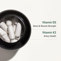 Vital Haven Vitamin D & K Supplement - D3 (4000 IU) + K2 MK7 (125mcg) - Stronger Bones and Immune System - UK Made
