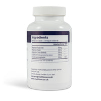 nutriluxe Nutriluxe Magnesium Glycinate Complex - 202mg Elemental Magnesium, 3 Forms - High Absorption - Chelated - Sleep, Muscle Function & Energy Support - UK Made, GMP Certified - 120 Vegan Capsules