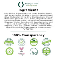 Plant-Based Lavender & Peppermint Soothing Hand Cream For Women | Vitamin C & E for Skin Protection | Hydrating Hand Cream & Moisturizer with Organic Shea Butter for Dry & Cracked Hands |