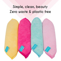 Green Face Co. Green Face Co 20 Microfibre Makeup Remover Wipes with Laundry Bag | Pack of 20cm x 20cm Reusable Soft Facial Cloths for Beauty Routine | Perfect Make Up Removing Towel or Cleansing Cloth