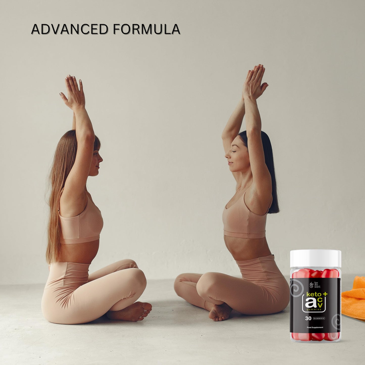 SUPPLEMENT PARADISE Bedowell Keto+ ACV Gummies 1 Month Supply