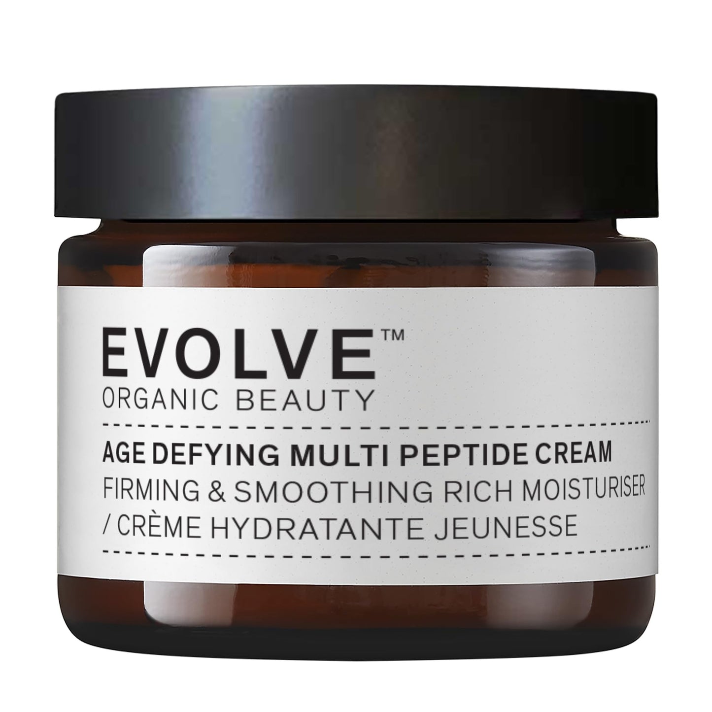 Evolve Organic Beauty - Natural Multi Peptide 360 Anti-Aging Cream with Peptides, Cacay Oil | Certified Organic Vegan Cruelty-free Clean Beauty (2 oz | 60 mL)