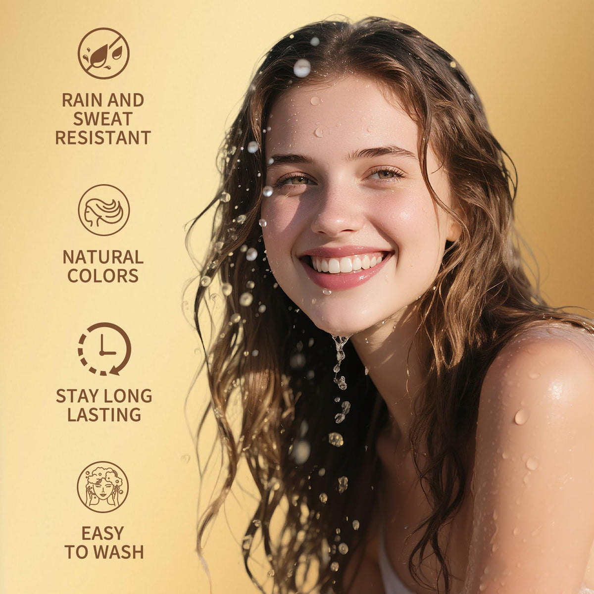 gowwim Gowwim Root Touch up Powder, Instantly Gray Hair Cover up Hairline Powder for Women & Men Waterproof and Sweatproof Root Cover Up Long-Lasting for Thinning & Loss Hair