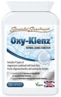 Specialist Supplements Oxy-Klenz Healthy Bowel Function 100 Capsules (Pack of 2)